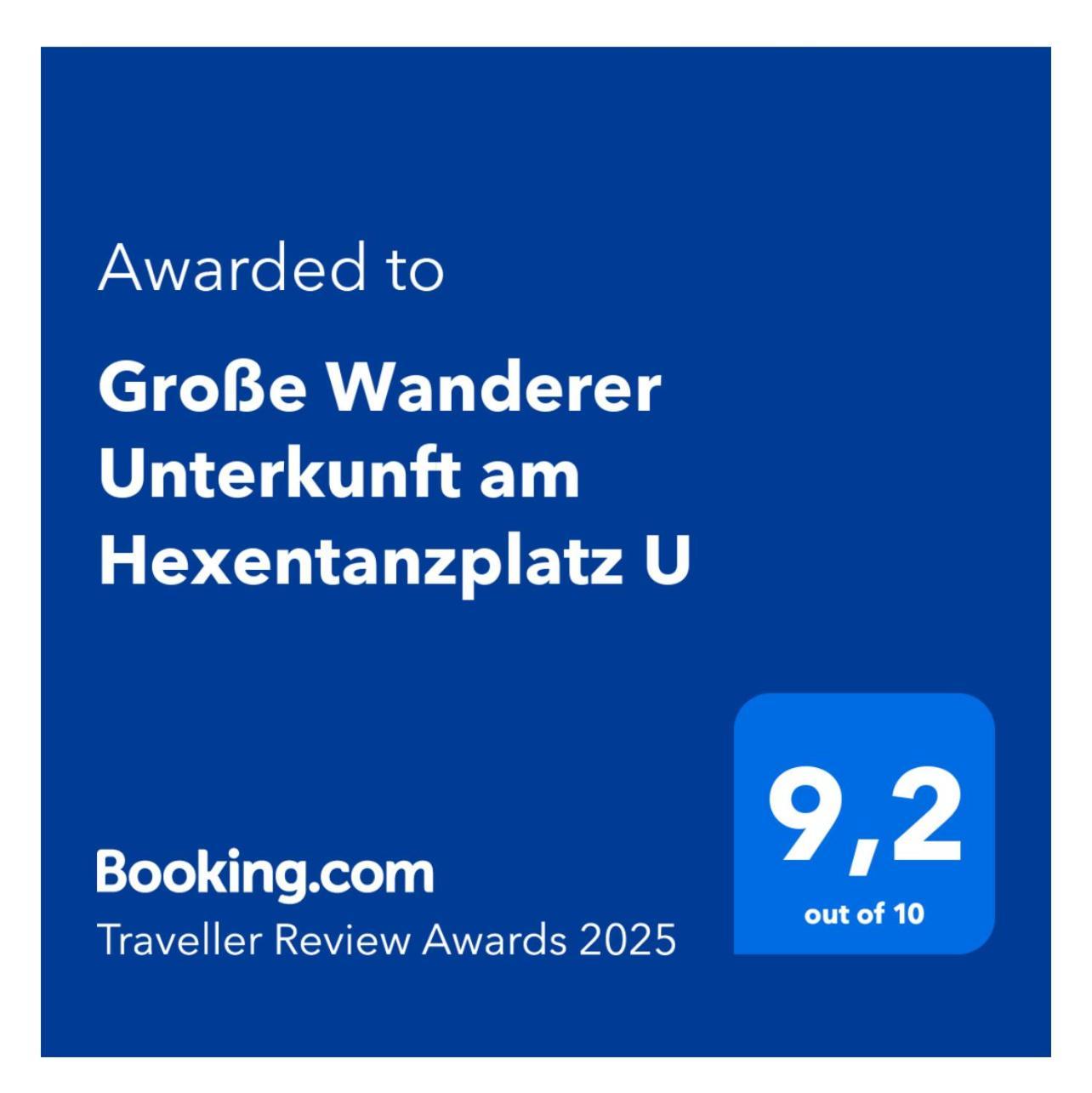 Grosse Wanderer Unterkunft Am Hexentanzplatz U Thale Exteriér fotografie